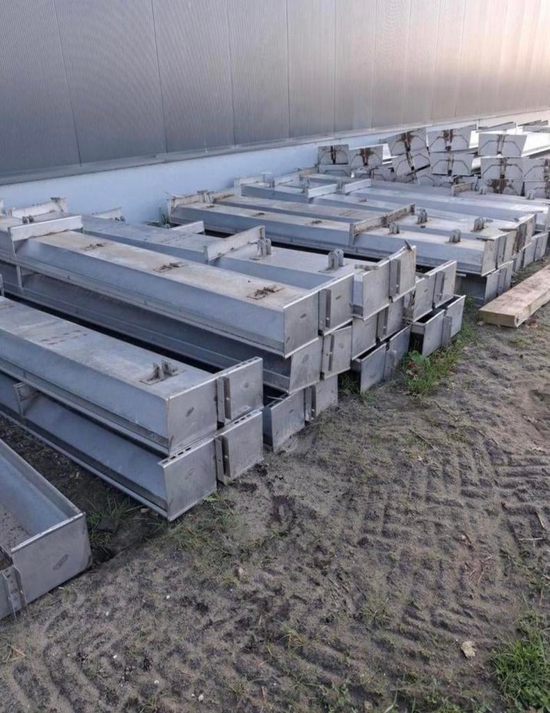 RVS  voerbakken, Meerdere dieren, Varken