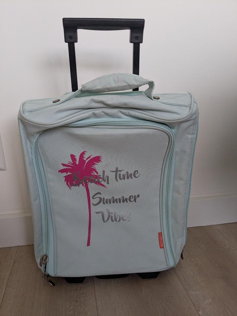 Reistrolley mintgroen, Ophalen, Hard kunststof, Minder dan 50 cm, Minder dan 35 cm