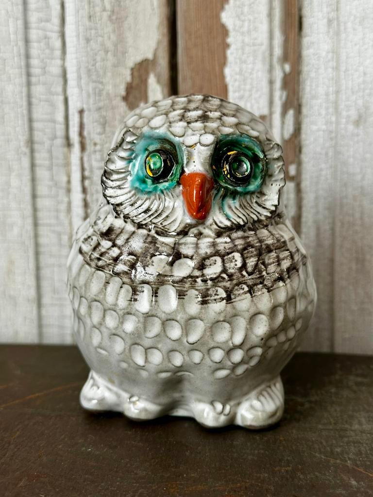 Vintage/retro uiltje. Hoogte ongeveer 11 cm., Verzamelen, Ophalen of Verzenden, Zo goed als nieuw, Dier