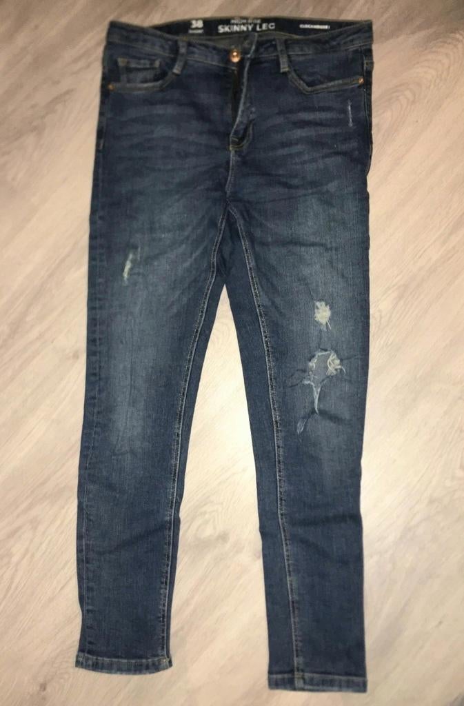 Clockhouse High Rise Skinny Leg Jeans - Maat 38, Blauw, Ophalen of Verzenden, W30 - W32 (confectie 38/40), Clockhouse