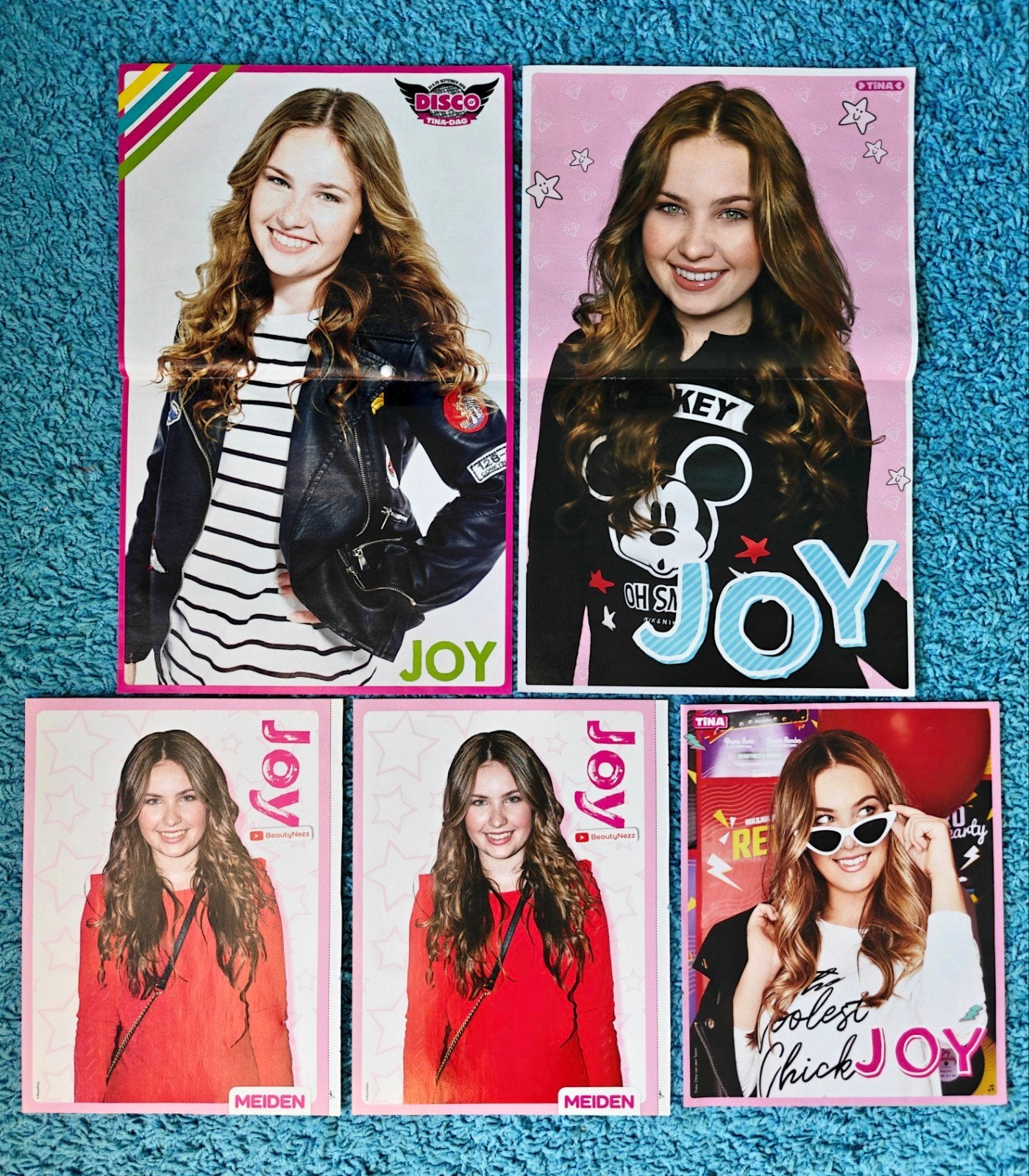 Joy Bosz (Beautynezz) posters Tina meiden, Ophalen of Verzenden, Nieuw, A1 t/m A3, Rechthoekig Staand