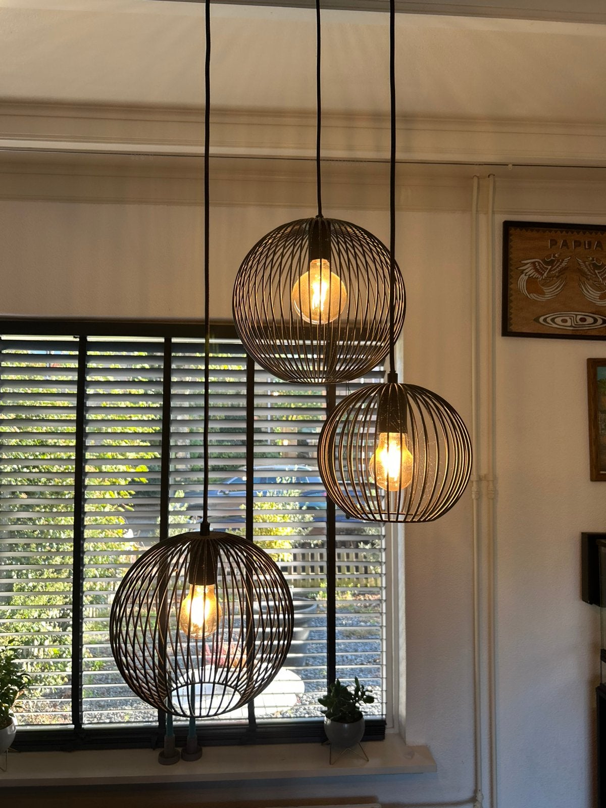 Hanglamp Nikki zwart, Huis en Inrichting, Ophalen, Zo goed als nieuw