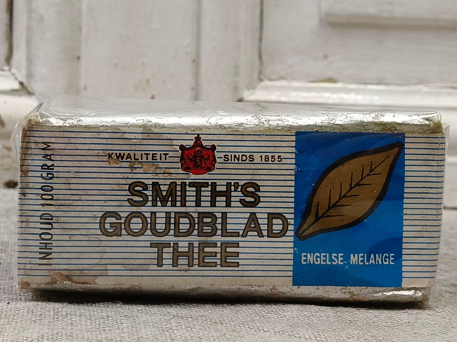 Oud pakje Smith's goudblad thee, Ophalen of Verzenden, Gebruikt