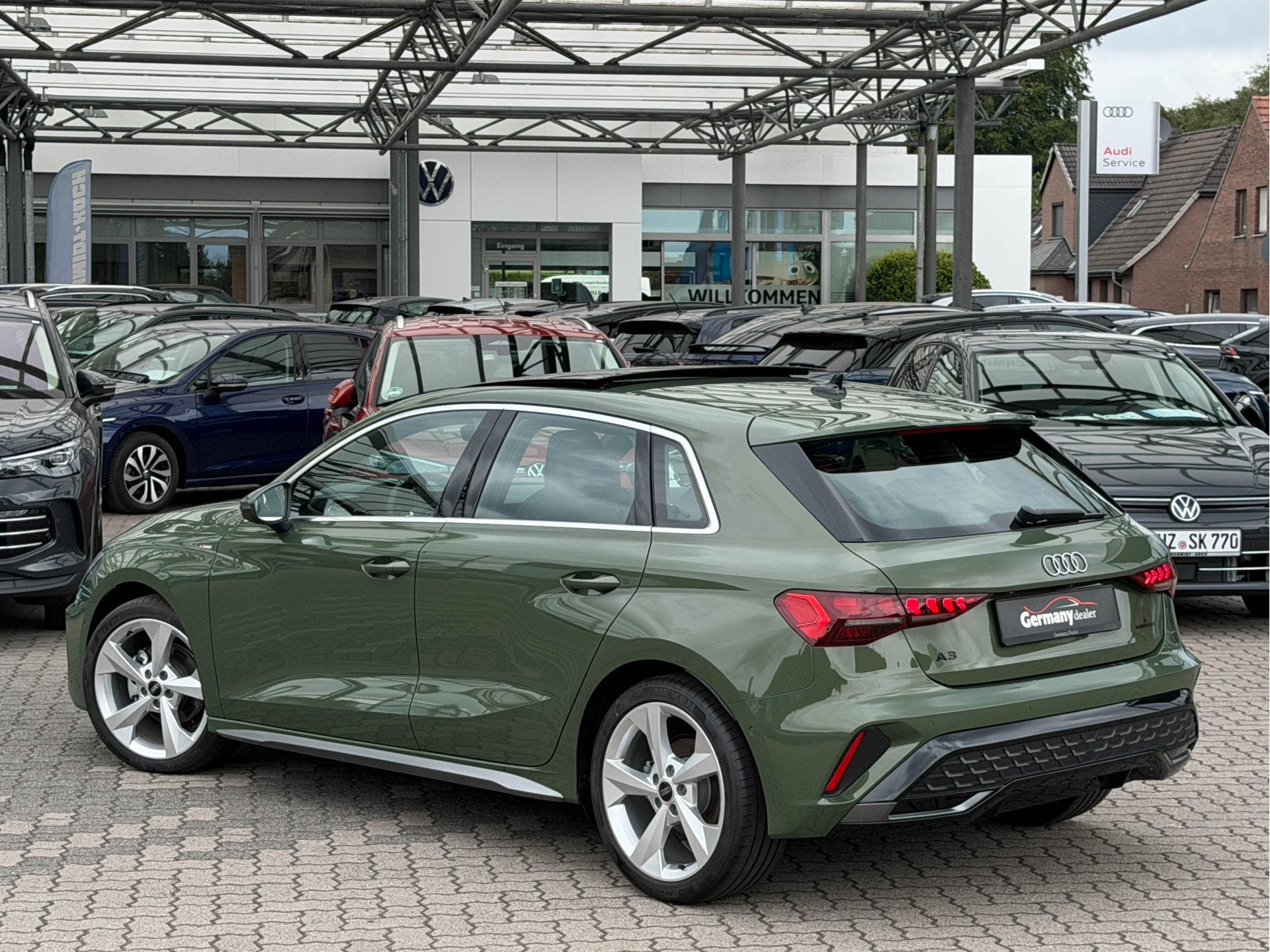 Audi A3 Sportback 35TFSI S-Edition NIEUW! 2653km! Pano Sonos, Auto's, Zwart, 4 cilinders, 150 pk, Bedrijf