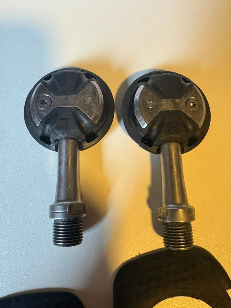 Wahoo speedplay aero titanium pedalen, Fietsen en Brommers, Fietsonderdelen, Crankstel of Pedalen, Gebruikt, Titanium, Ophalen of Verzenden