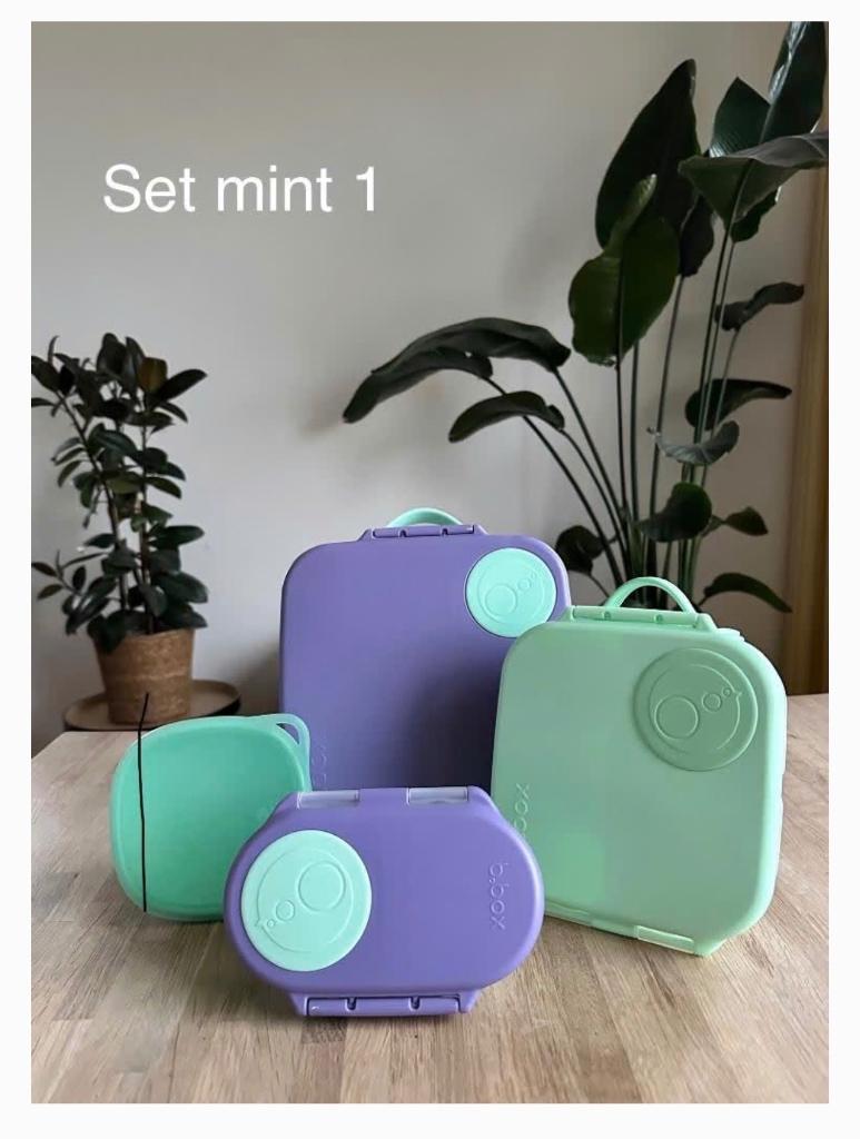 B.box lunchbox + snack box + sets voor school, Diversen, Schoolbenodigdheden, Nieuw, Ophalen of Verzenden