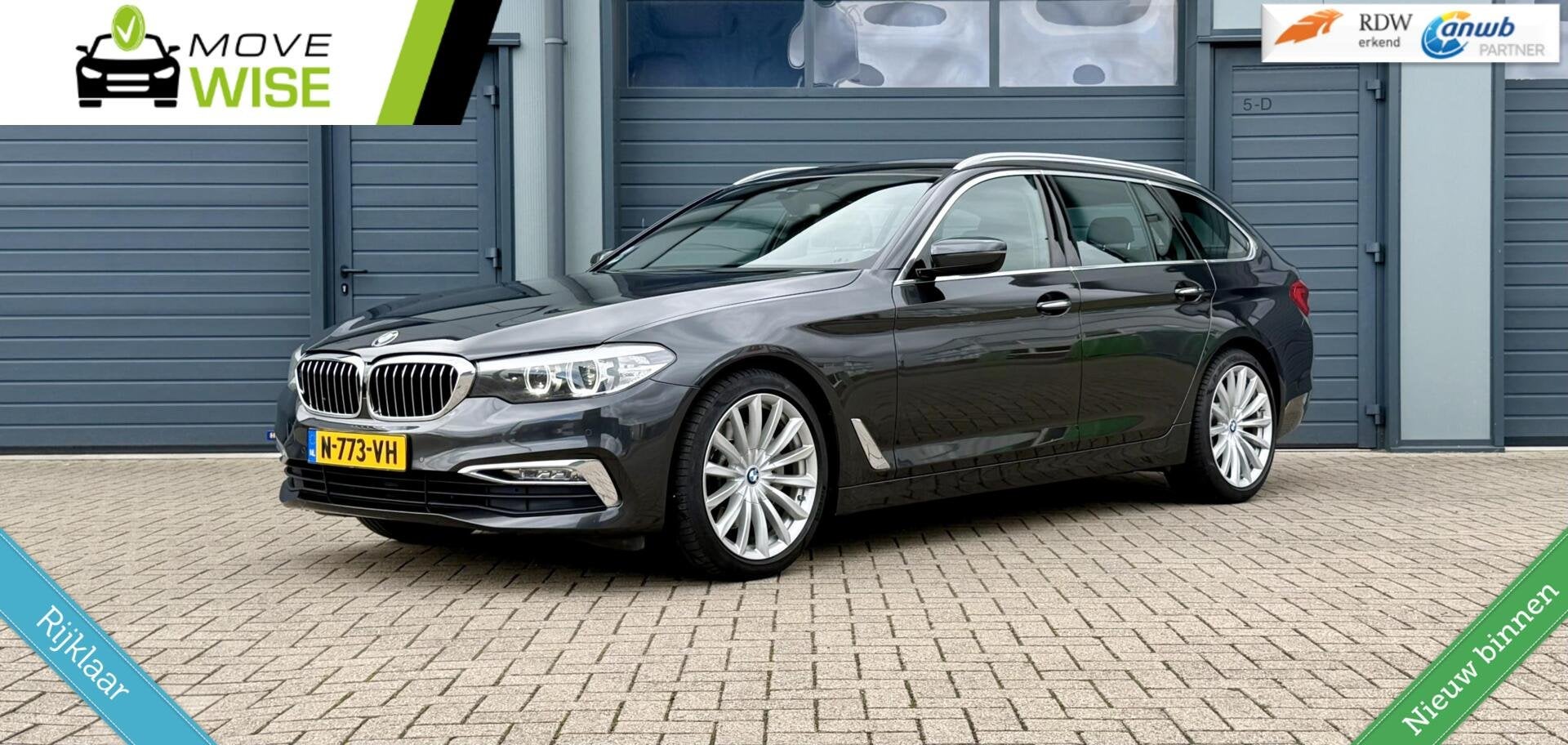 BMW 5-serie Touring 530i 252pk High Executive | Nieuwe Model, Auto's, Automaat, 1998 cc, Achterwielaandrijving, Gebruikt