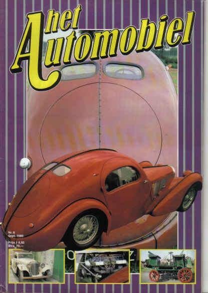 Automobiel 6 1980 : Renault 4CV - Bugatti Atlantic - Barkey, Ophalen of Verzenden, Gelezen, Algemeen