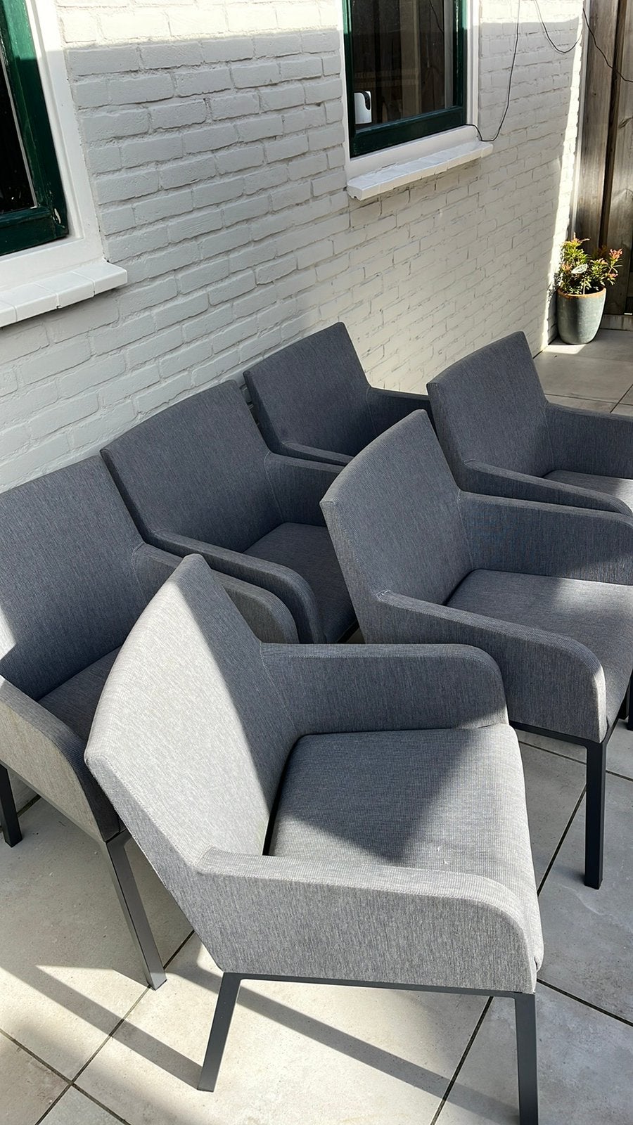 Tuinstoelen, Tuin en Terras, Ophalen, Gebruikt, Kunststof
