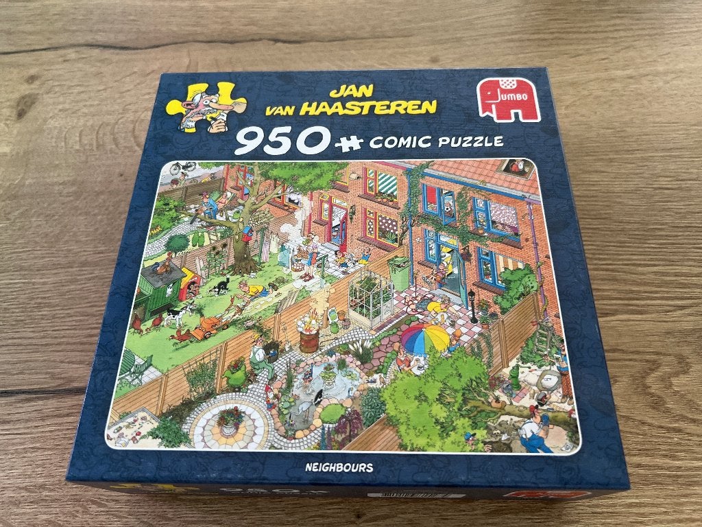 Jan van Haasteren - Neighbours, Hobby en Vrije tijd, Ophalen of Verzenden, 500 t/m 1500 stukjes, Zo goed als nieuw, Legpuzzel
