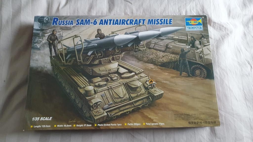 Trumpeter 1/35 Russian SAM-6, Hobby en Vrije tijd, Modelbouw | Auto's en Voertuigen, Nieuw, Tank, 1:32 tot 1:50, Overige merken