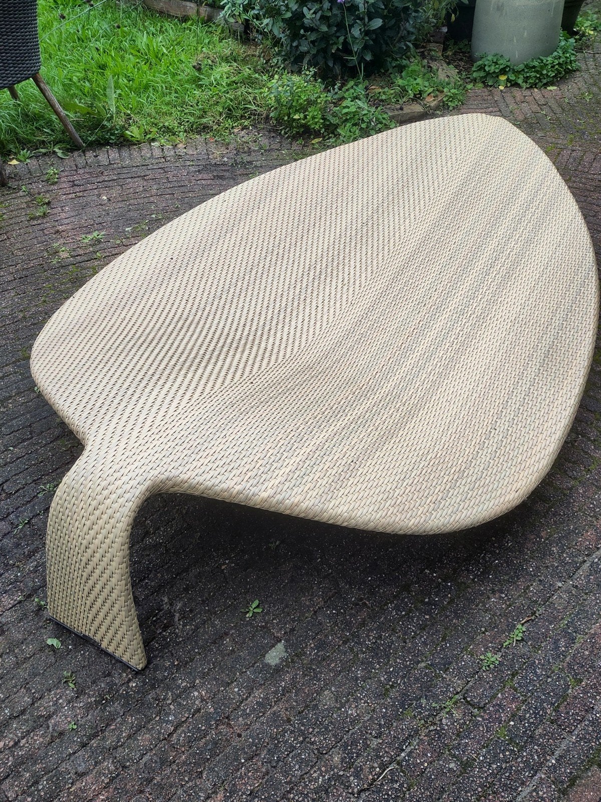 Dedon Leaf Ligbed, Tuin en Terras, Ophalen, Gebruikt, Kunststof