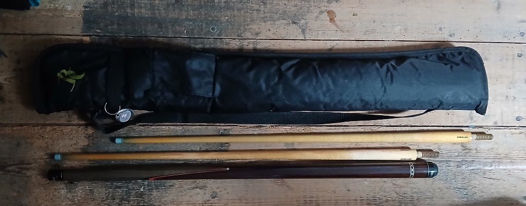 Biljartkeu met extra top en tas, Ophalen, Gebruikt, Keu of Ballen