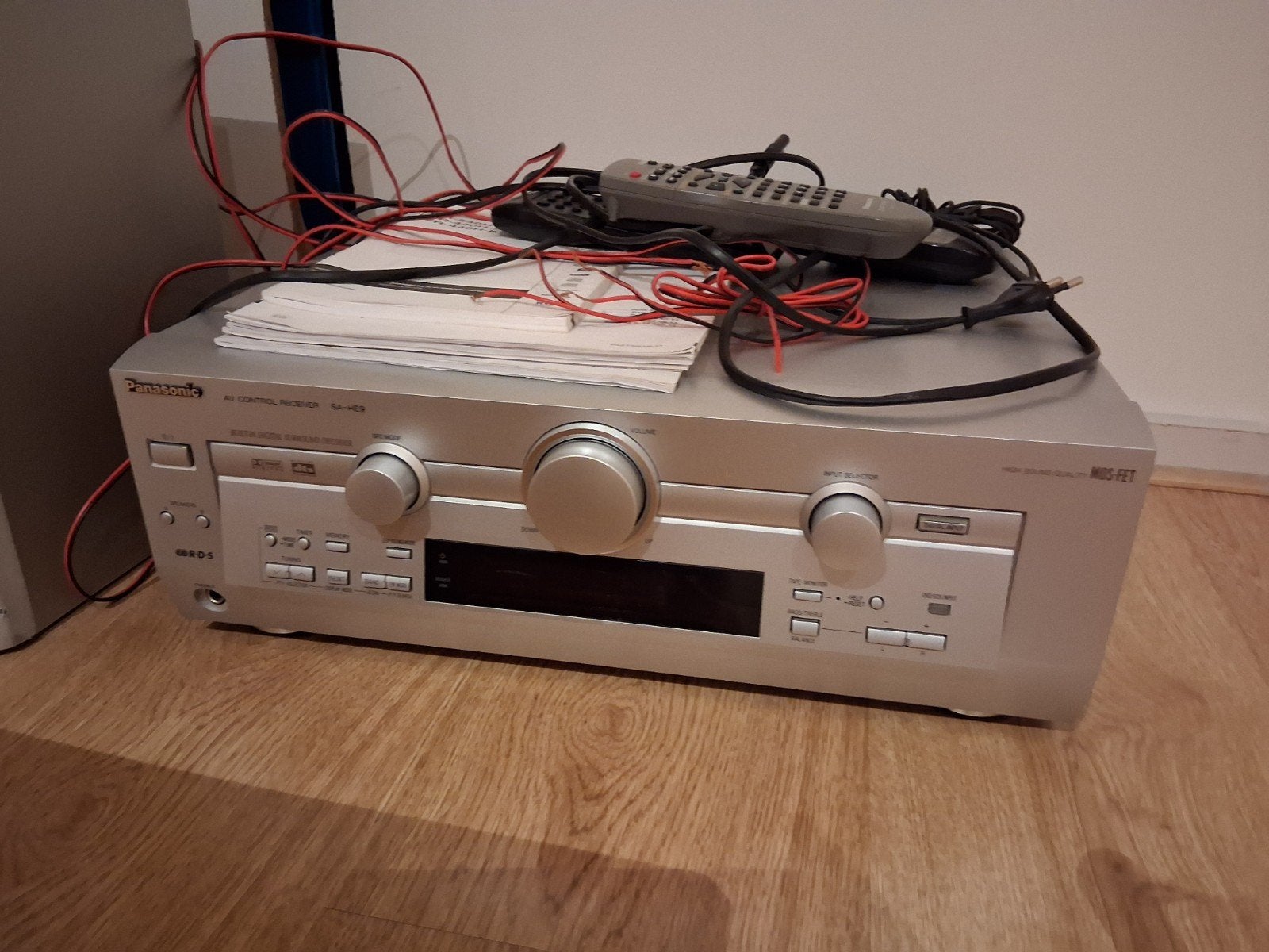 Panasonic Surroundset met Receiver, Subwoofer en Speakers, Afstandsbediening, Ophalen, Gebruikt, Surroundset