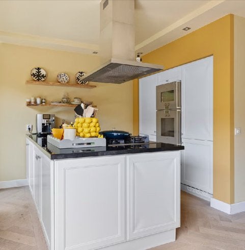 Keuken met stenen Arte di Granito blad (Gaggenau ovens), Ophalen, Gebruikt, Wit, Overige typen