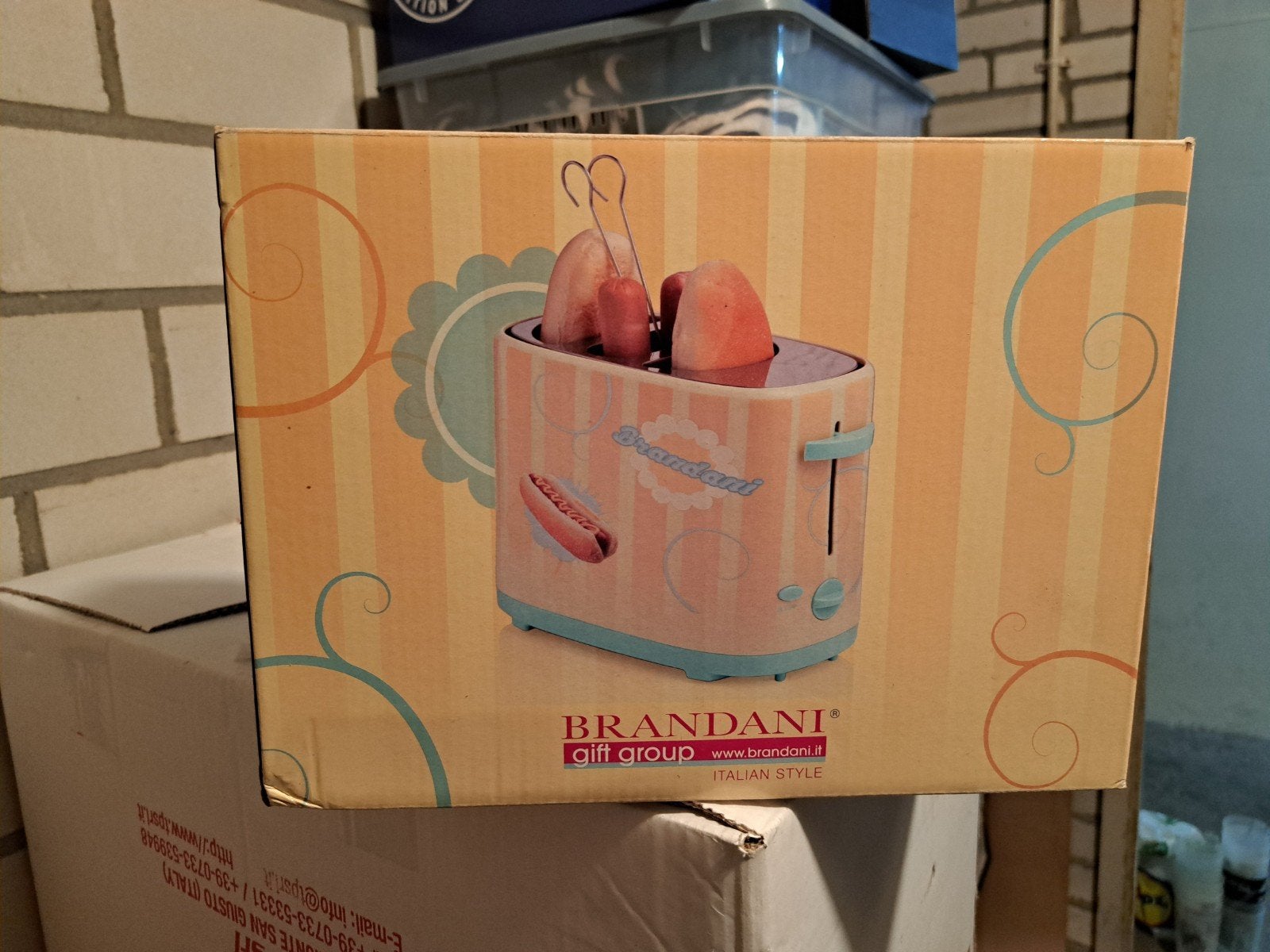 Brandani Hotdog Maker - Perfect voor snelle snacks, Ophalen, Overige typen, Zo goed als nieuw, Metaal