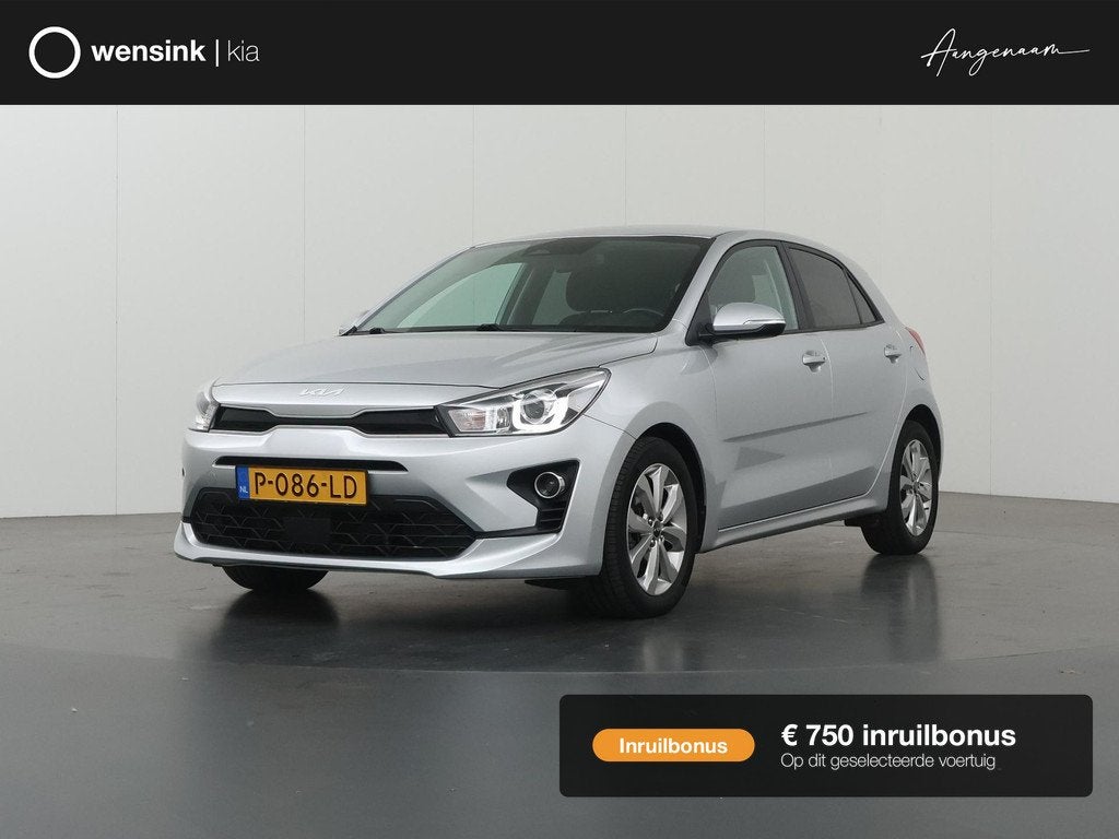 Kia Rio 1.0 T-GDi MHEV DynamicPlusLine | Navigatie | Parkeer, Auto's, Kia, Automatische klimaatregeling, Gebruikt, Euro 6, 49 €/maand
