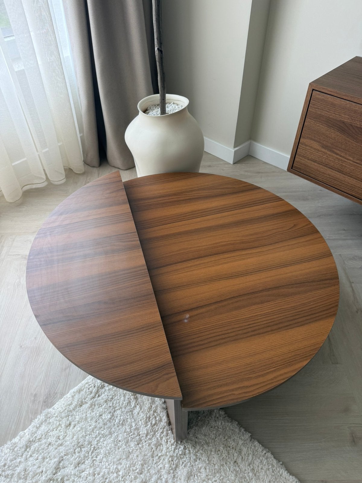 salontafel walnoot, Huis en Inrichting, Ophalen, 100 tot 150 cm, 50 tot 100 cm, Minder dan 50 cm