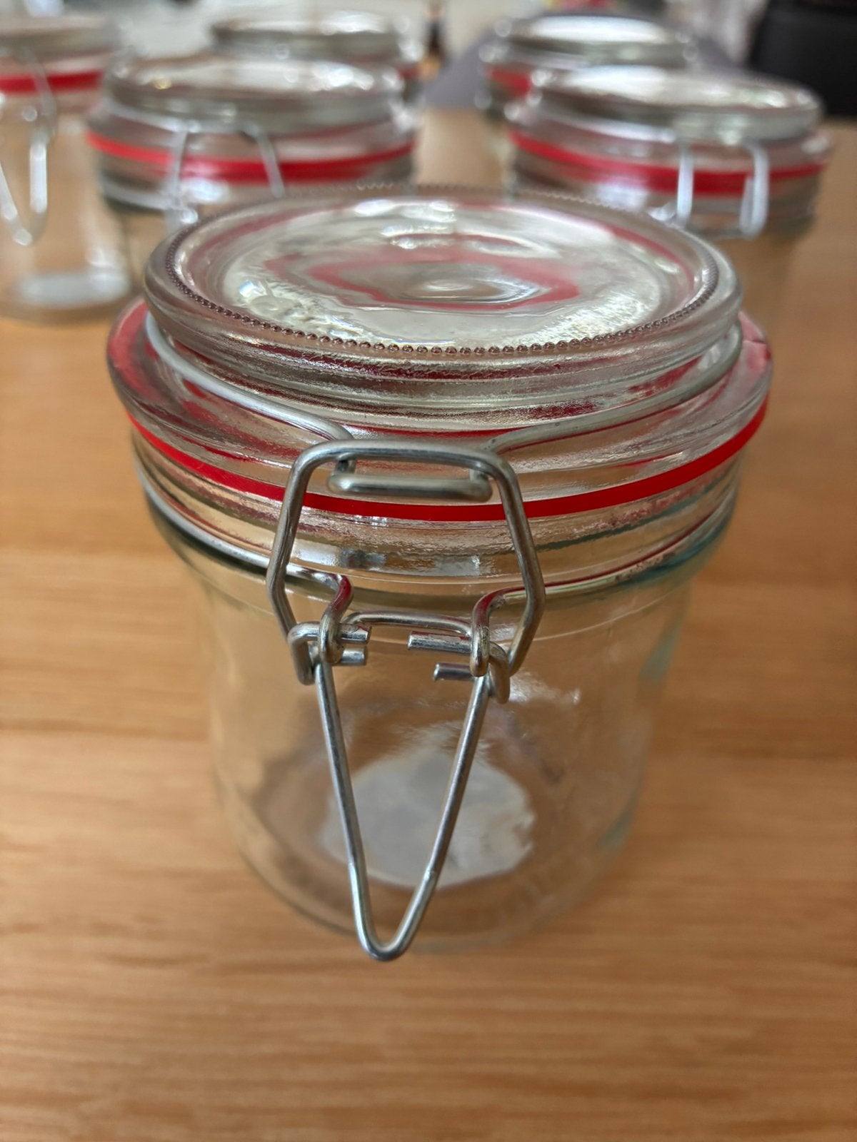 Weckpotten (300 ml) - set van 6, Voorraadpot, Ophalen, Nieuw, Glas