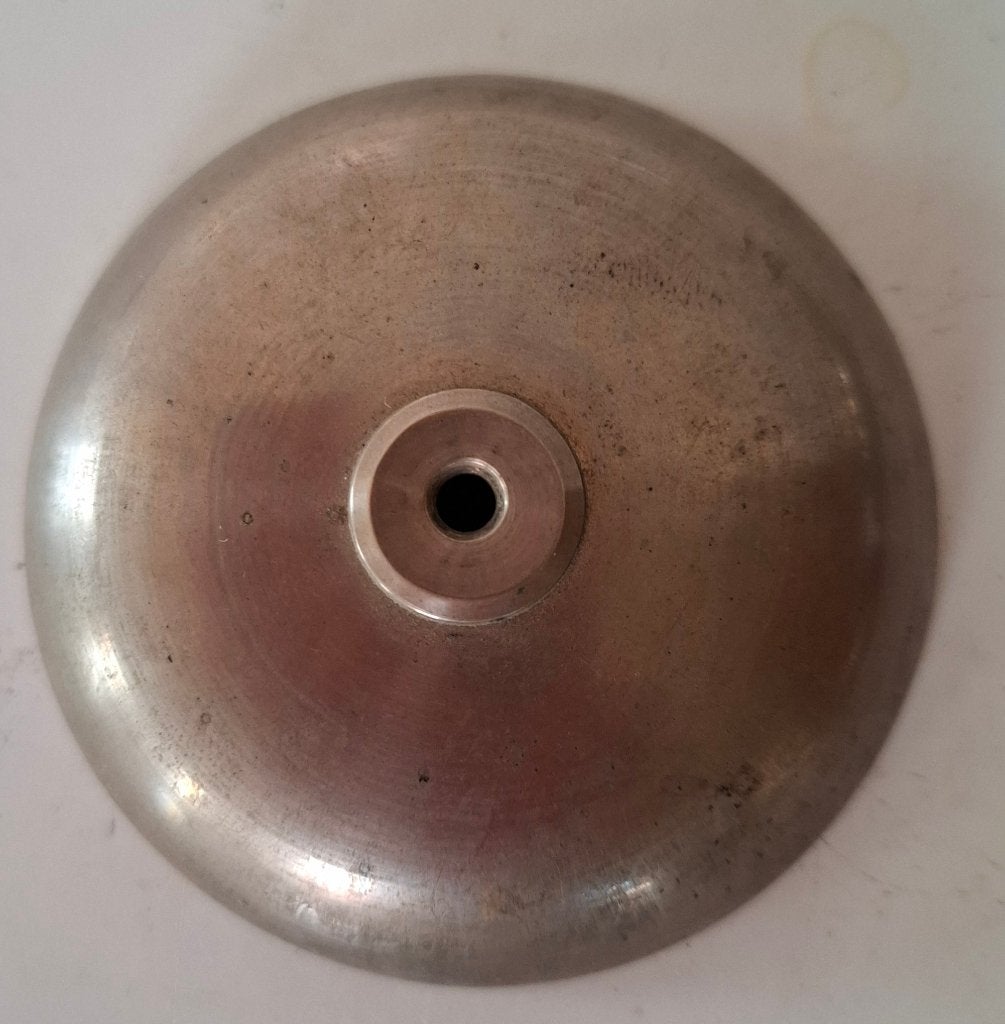 Antieke bel rond 82 mm. hoog 20 mm. voor Franse pendule., Antiek en Kunst, Ophalen of Verzenden