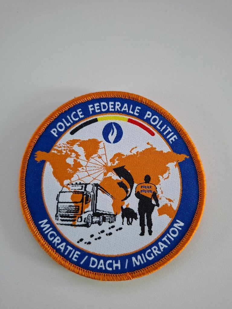 Politie patch, Ophalen of Verzenden, Overige soorten, Overige gebieden, Embleem of Badge