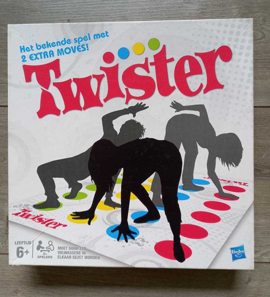 Twister spel, Hobby en Vrije tijd, Gezelschapsspellen | Bordspellen, Ophalen of Verzenden, Gebruikt, Hasbro Gaming
