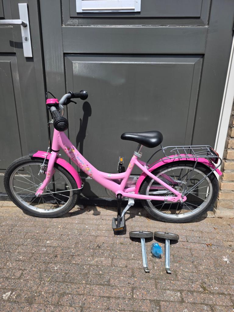 Puky Prinzessin Lillifee fiets 18 inch, Ophalen, Zo goed als nieuw, 18 inch