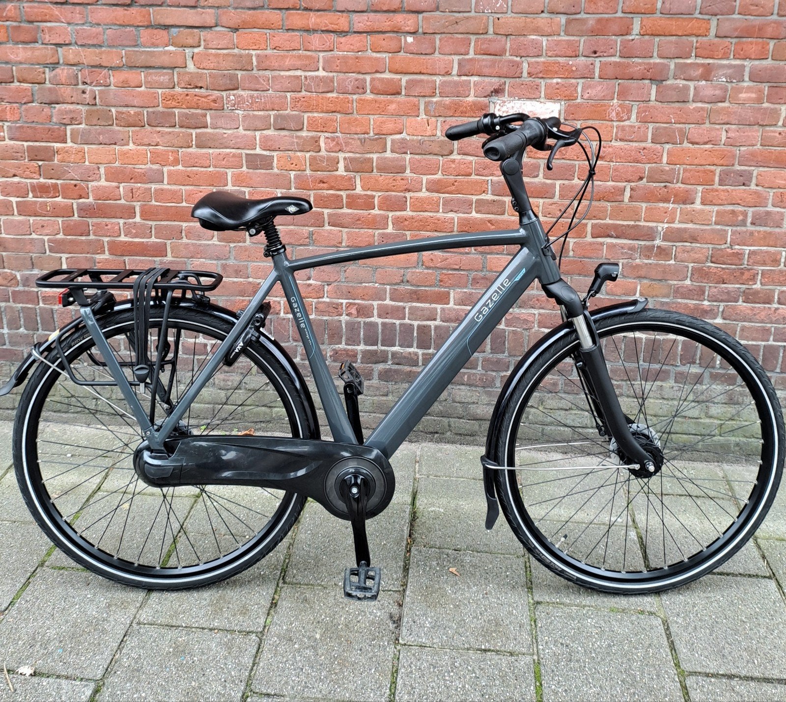 Gazelle orange C7 herenfiets frame 57 cm, 57 tot 61 cm, Ophalen, Zo goed als nieuw, Gazelle