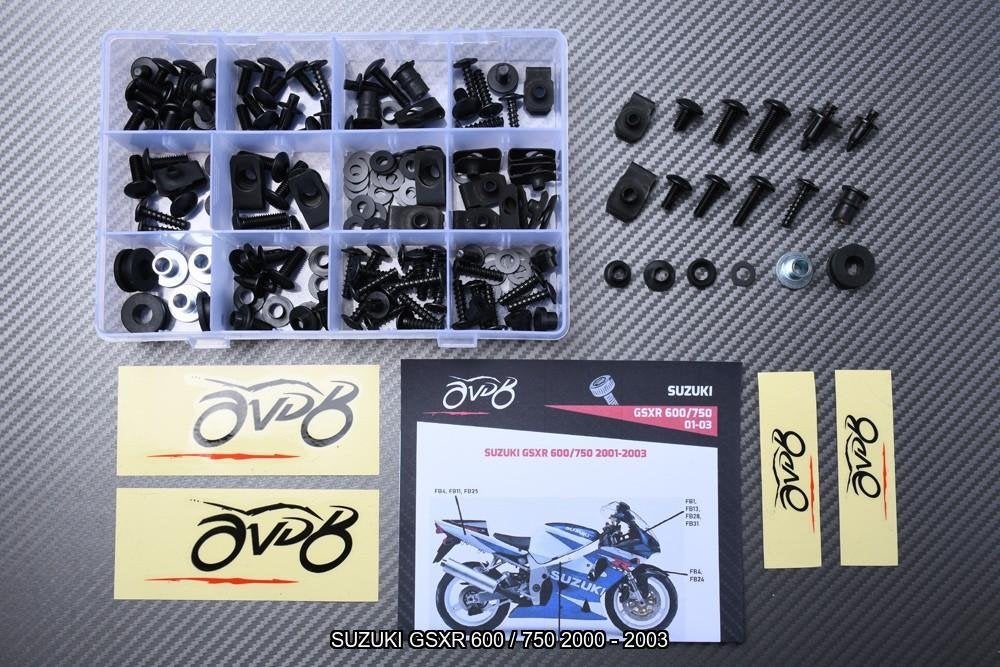 Kuip bouten set voor SUZUKI GSXR 600 750 2000 - 2003, Ophalen of Verzenden, Nieuw