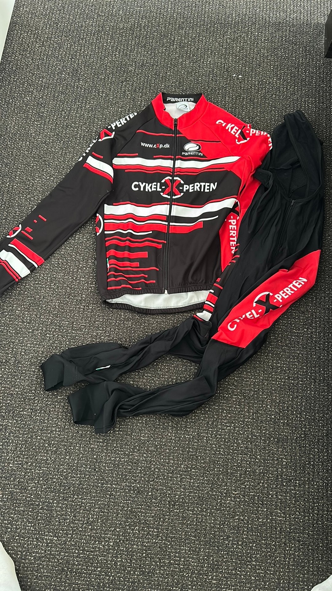 Set fietskleding lange broek en jas XXL, Ophalen of Verzenden, Zo goed als nieuw, Bovenkleding, Heren