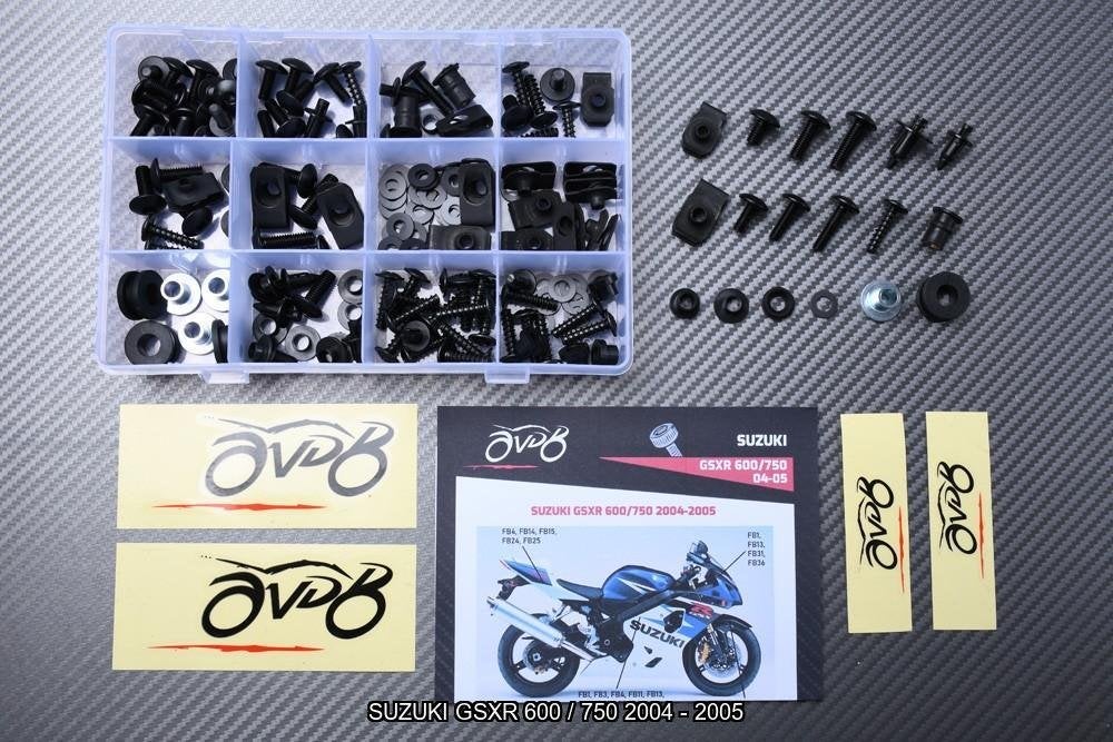 Kuip bouten set voor SUZUKI GSXR 600 750 2004 - 2005, Ophalen of Verzenden, Nieuw