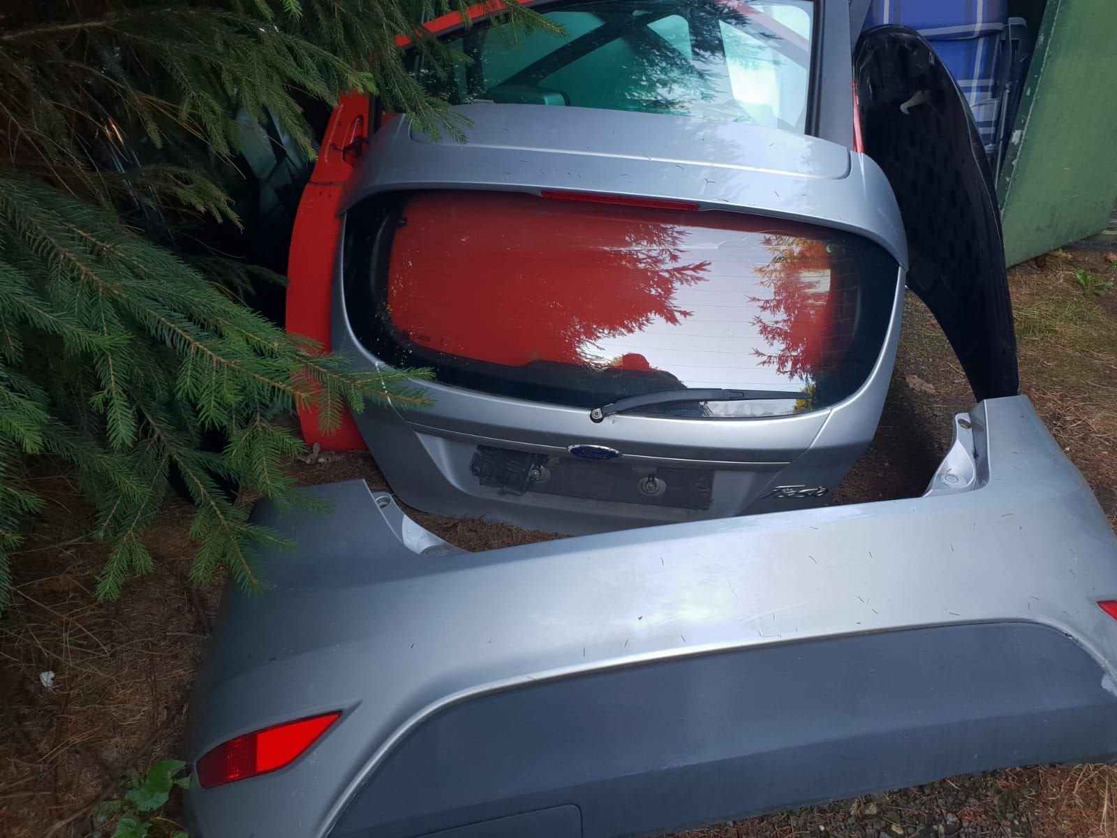 FORD FIESTA ACHTERKLEP +SPOILER +ACHTER BUMPER  BJ 2011, Gebruikt, -, Ophalen of Verzenden, Ford