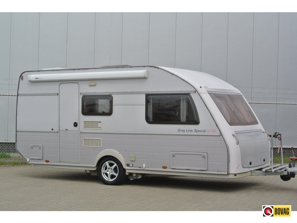 Kip Grey Line Special 47 TEB|Enkele bedden|Luifel|Voortent|M, Caravans en Kamperen, Schokbreker, Kip, Bedrijf, Treinzit