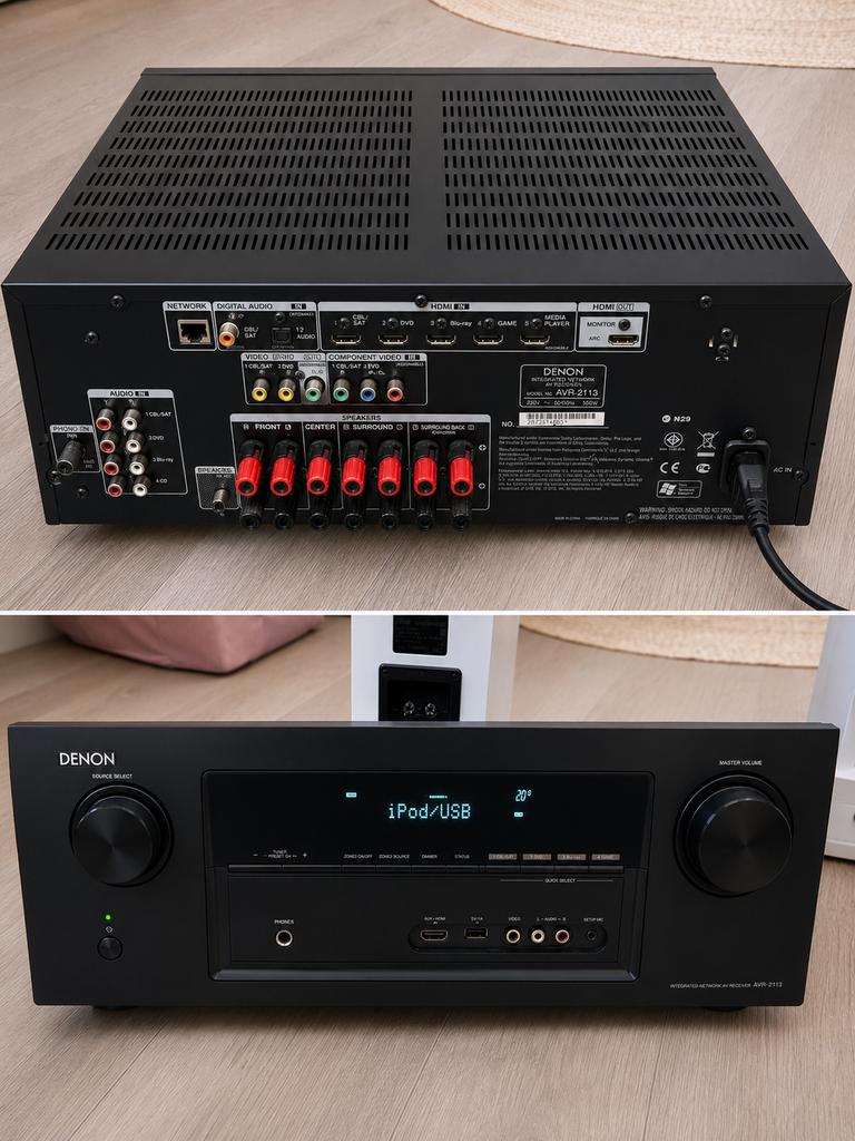 Denon AVR-2113 7.1 AV-receiver met Heco Music Colors 200, Audio, Tv en Foto, Luidsprekers, Ophalen of Verzenden, Zo goed als nieuw