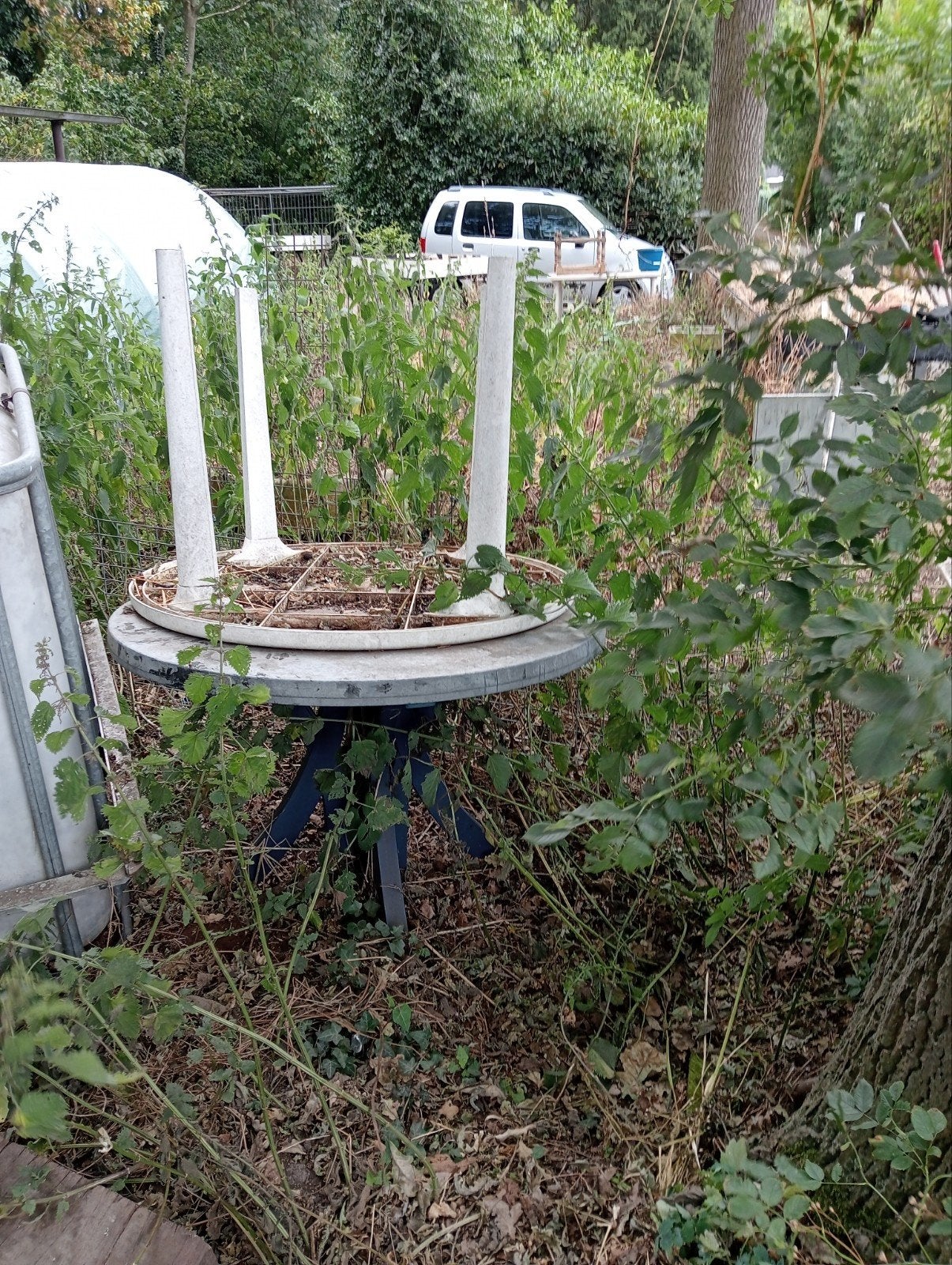 Tuintafels, Ophalen, Gebruikt, Rond, Kunststof