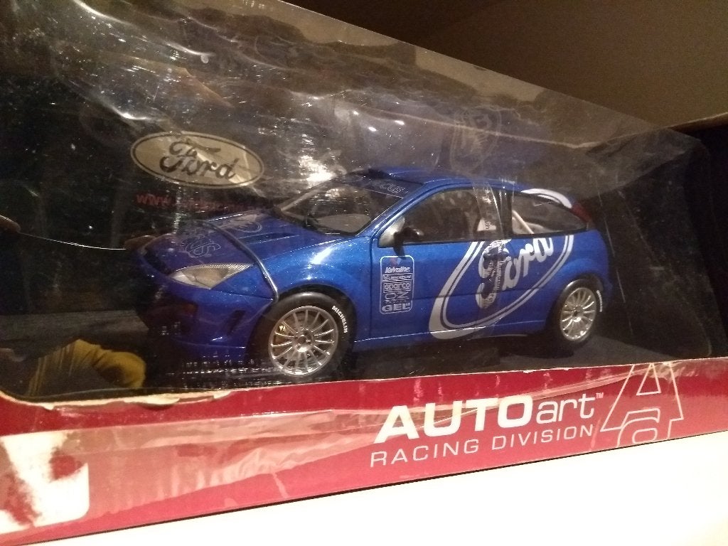 Ford Focus WRC Autoart Racing Division, Hobby en Vrije tijd, Modelauto's | 1:18, Ophalen of Verzenden, Nieuw, Auto, Autoart