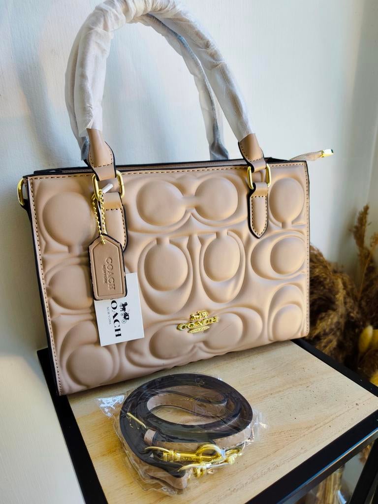 Nieuwe Coach shopper tas - nude klassiek met stofzak, Verzenden, Nieuw, Beige, Overige merken