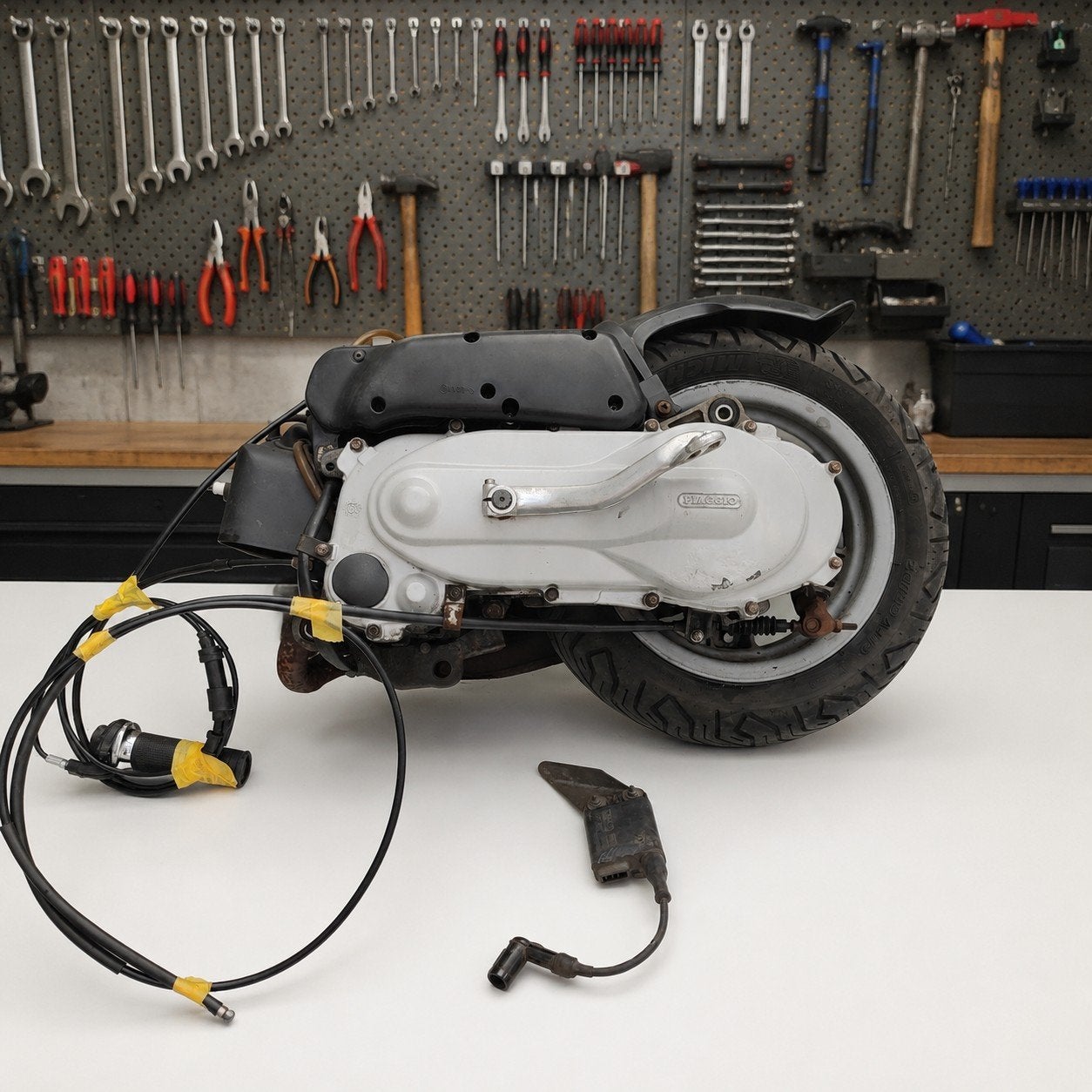 Piaggio 2-takt kort motorblok – Plug & Play | Vespa / Zip, Ophalen, Zo goed als nieuw, Blok, Piaggio