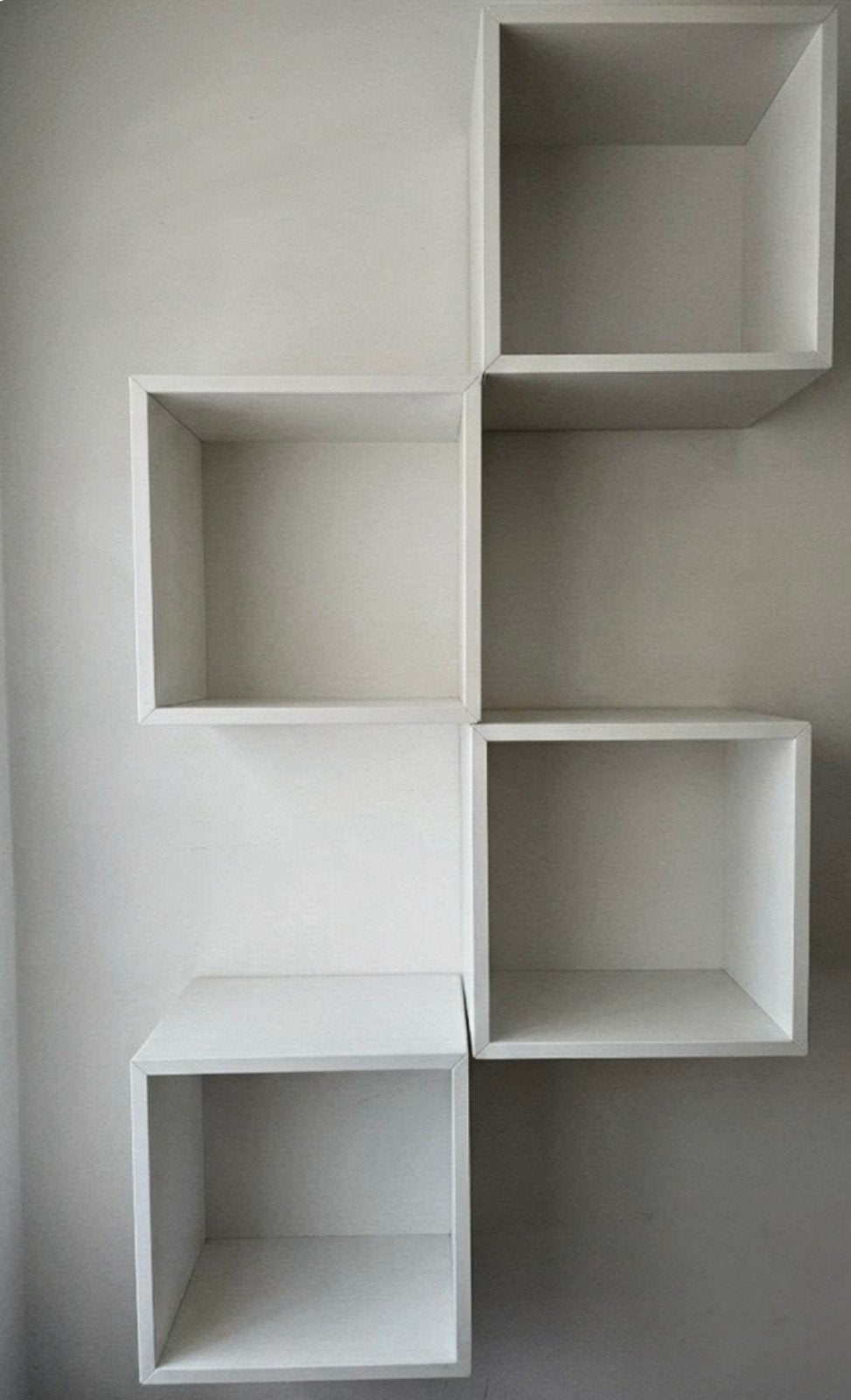 Set van 3 witte Ikea kubus kasten - Veelzijdig en stijlvol, Ophalen of Verzenden, Gebruikt