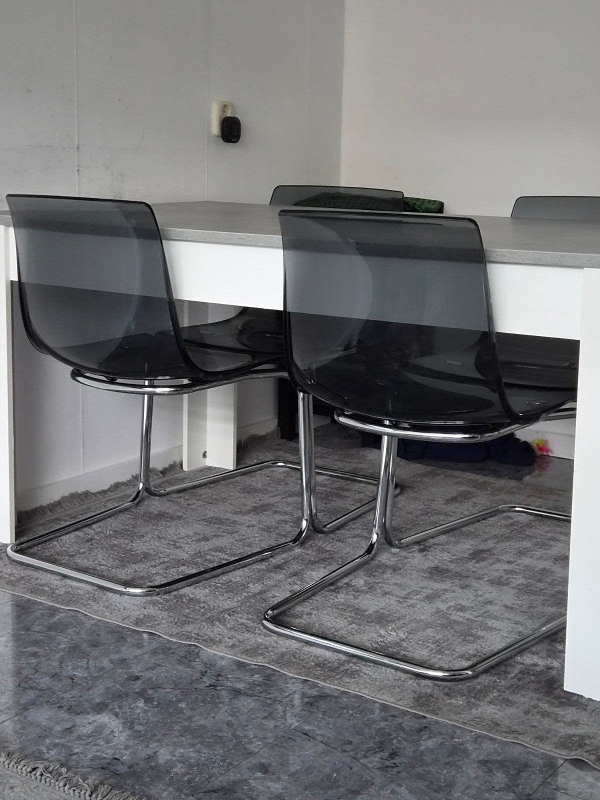 tobias ikea stoelen 4 stuks, Ophalen, Gebruikt, 4 tot 6 stoelen