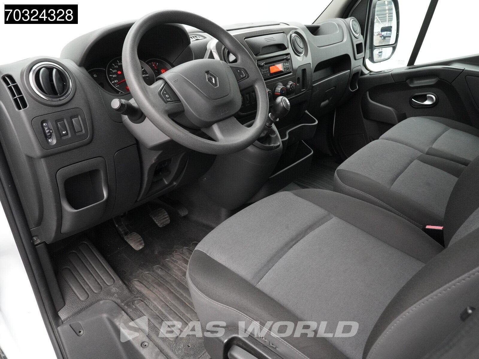 Renault Master 130PK Bakwagen Achterdeuren Airco Cruise Euro, Stof, Gebruikt, Euro 6, 4 cilinders
