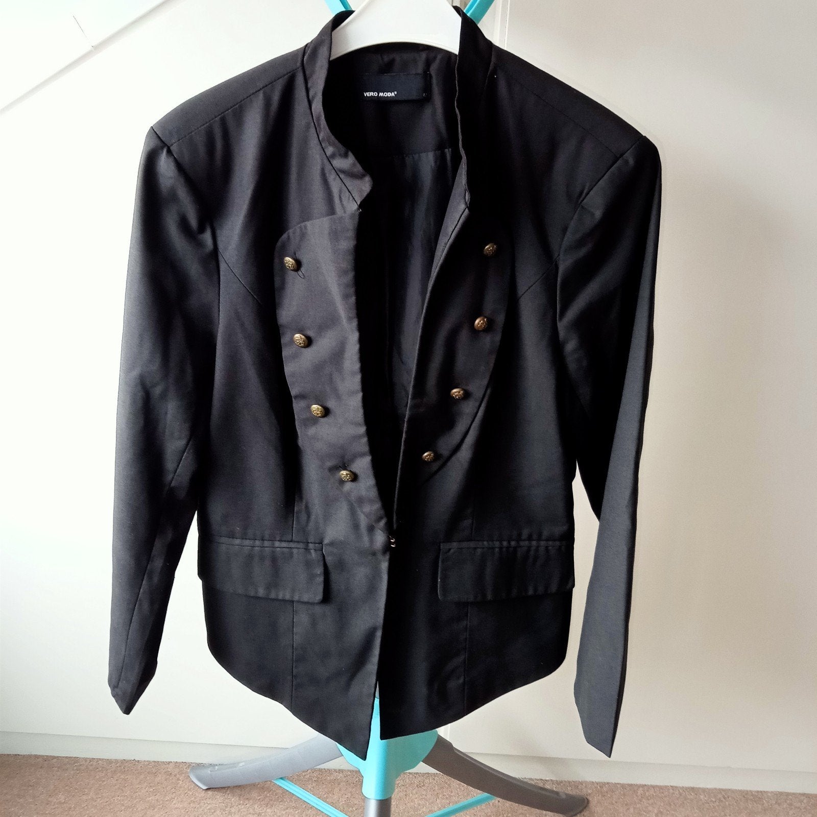 Vero Moda Zwart Jasje met Gouden Knopen - Maat M, Maat 38/40 (M), Vero Moda, Zwart, Ophalen of Verzenden