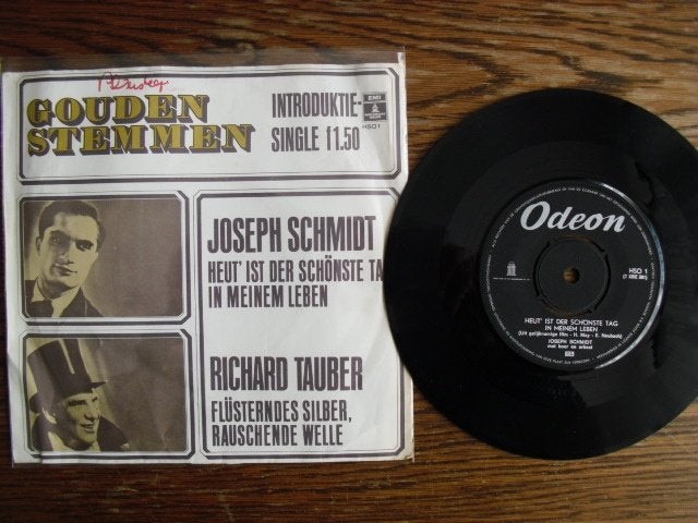 - Joseph Schmidt - Richard Tauber - vinyl single, Gebruikt, Klassiek, 7 inch, Ophalen of Verzenden