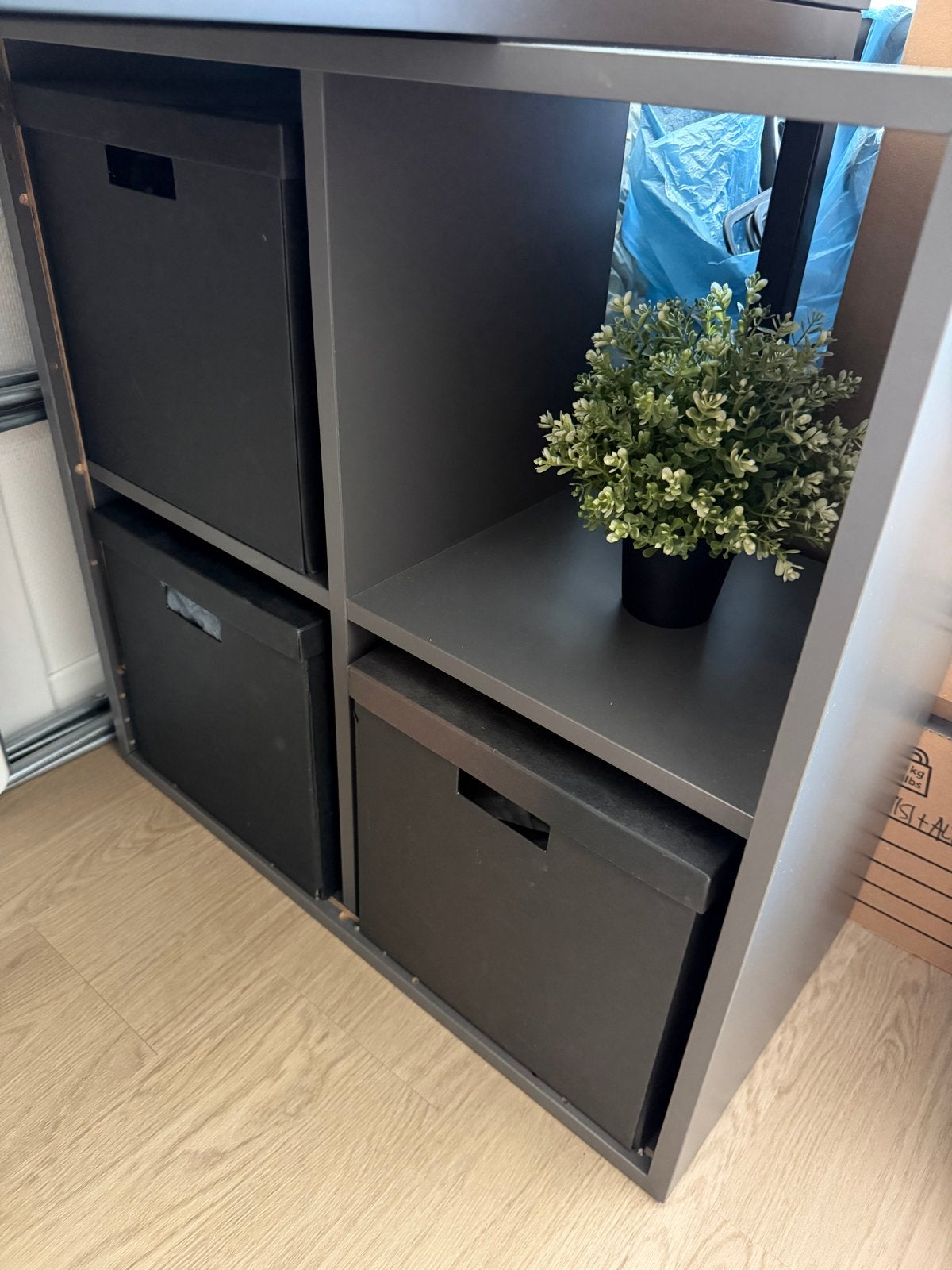IKEA EKET kast met 4 lades en manden, Huis en Inrichting, Kasten | Overige, Gebruikt, Ophalen