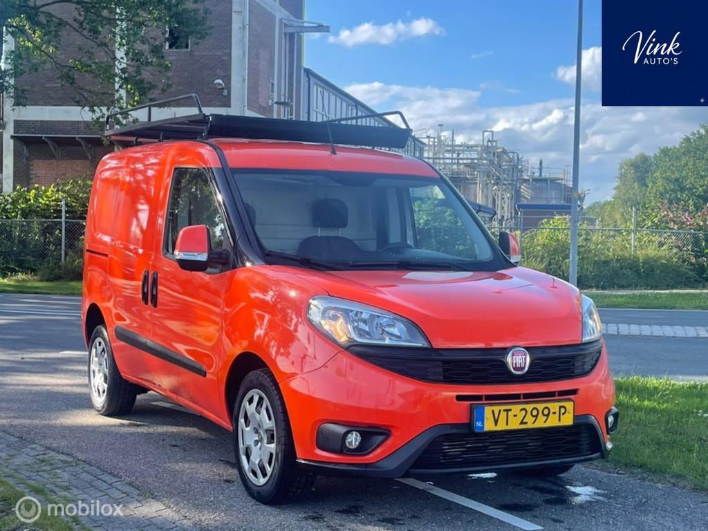 Fiat Doblò Cargo 1.3 MJ L1H1 SX | 90 PK | Airco | 2x Schuif, Euro 5, Stof, Gebruikt, 4 stoelen