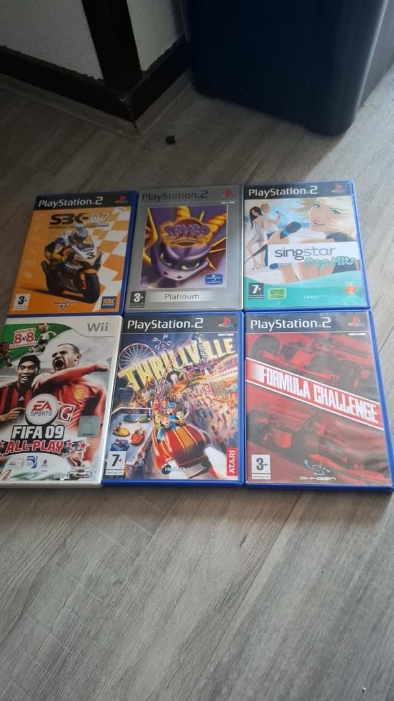 Wii ,  playstation 2  en xbox spellen, Ophalen, Gebruikt, Overige genres, 3 spelers of meer