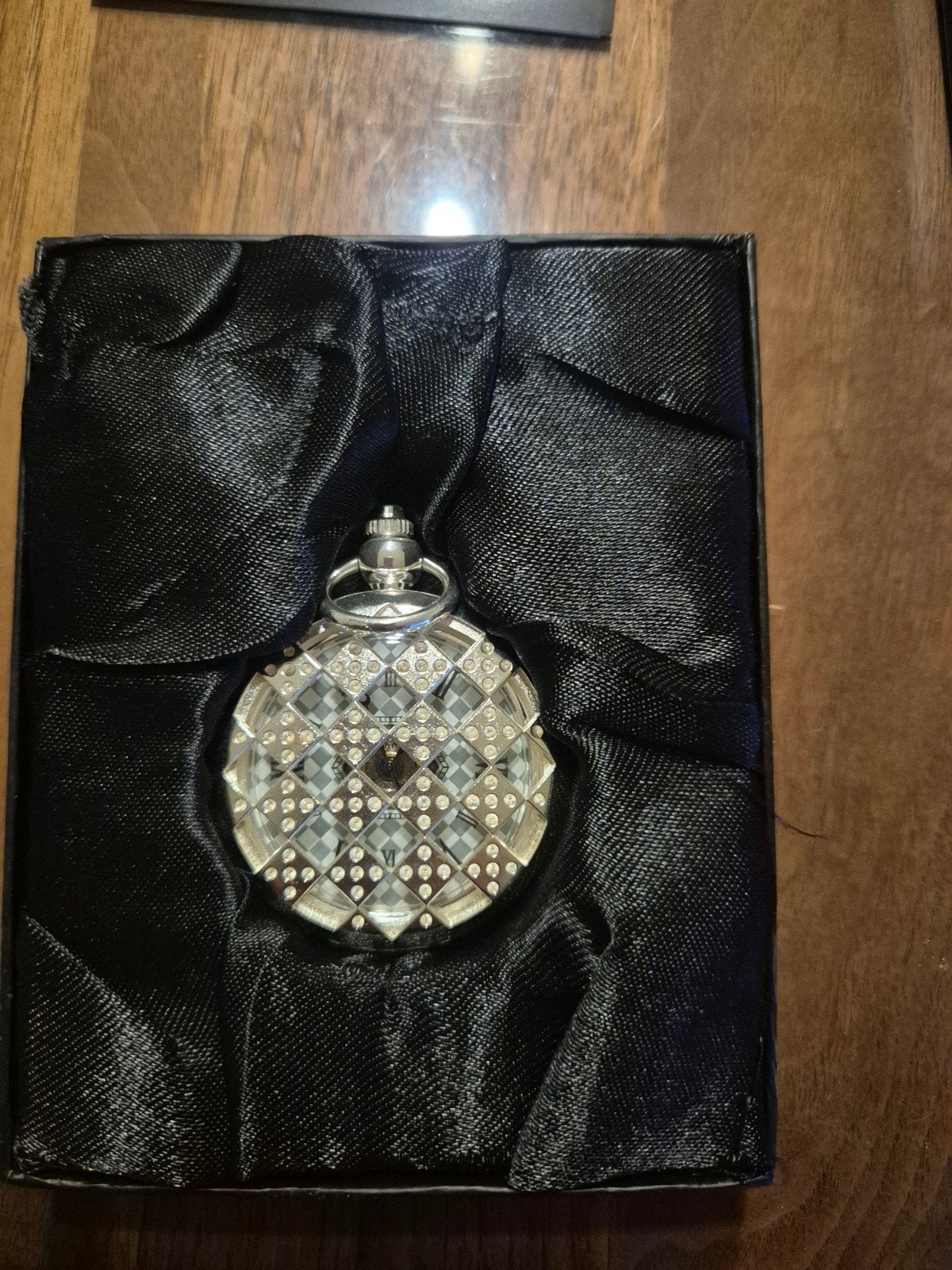 Zakhorloge met ketting - Nieuw in doos, Ophalen of Verzenden, Nieuw, Overige materialen, Overige merken