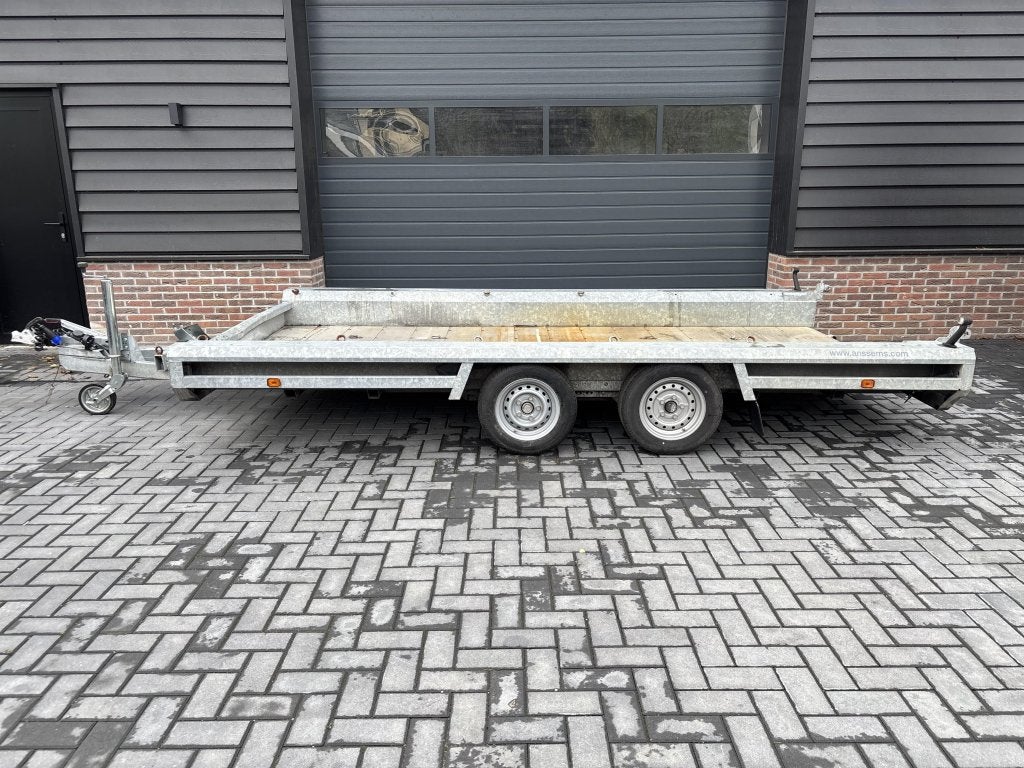 Hulco Machinetransporter oprijwagen aanhanger schade, Gebruikt