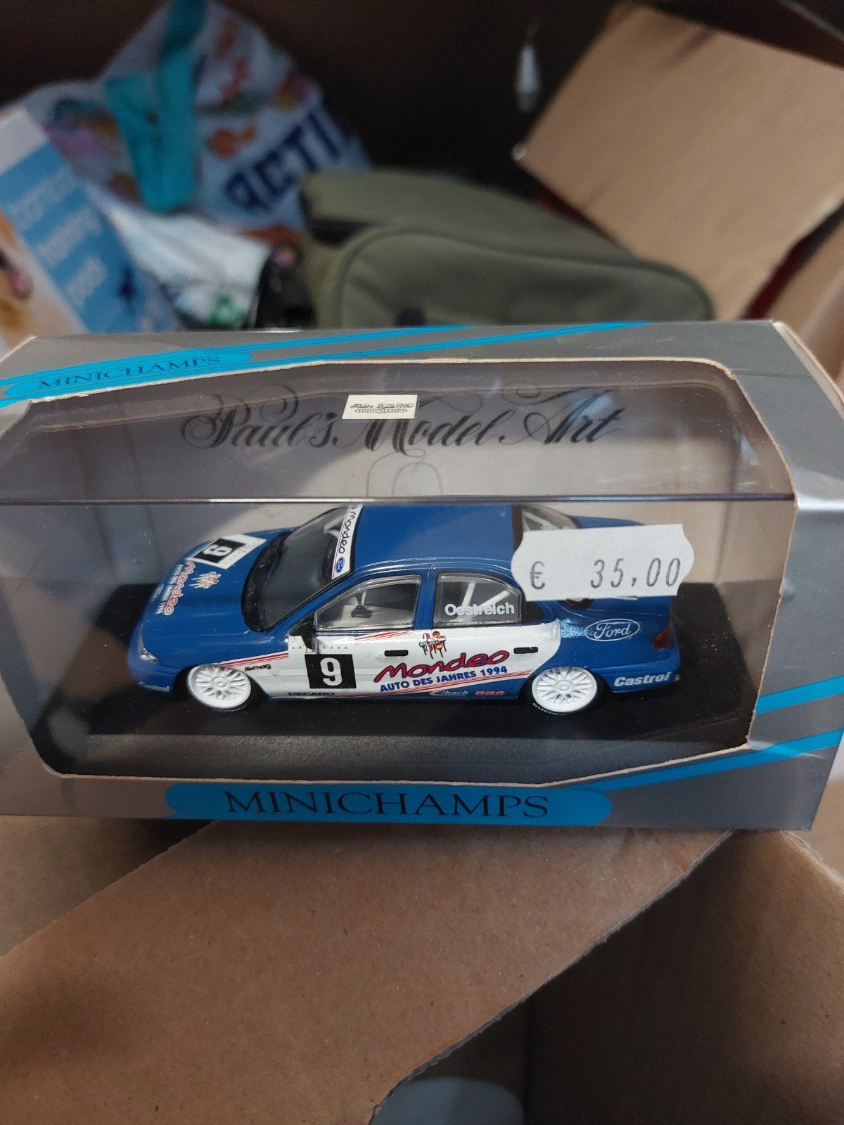 Minichamps Ford Mondeo Rally Auto 1994 Schaalmodel, Ophalen of Verzenden