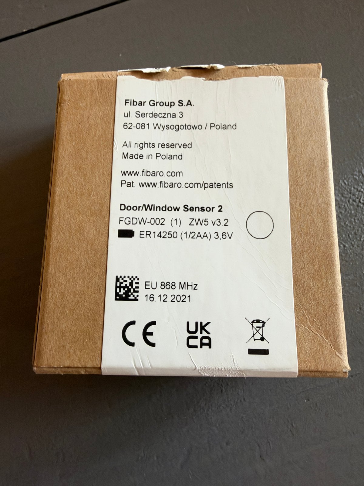 Fibaro Door/Window Sensor 2 gebruikt  (7 stuks), Gebruikt, Detector, Sensor of Melder, Raam of Deur, Ophalen of Verzenden